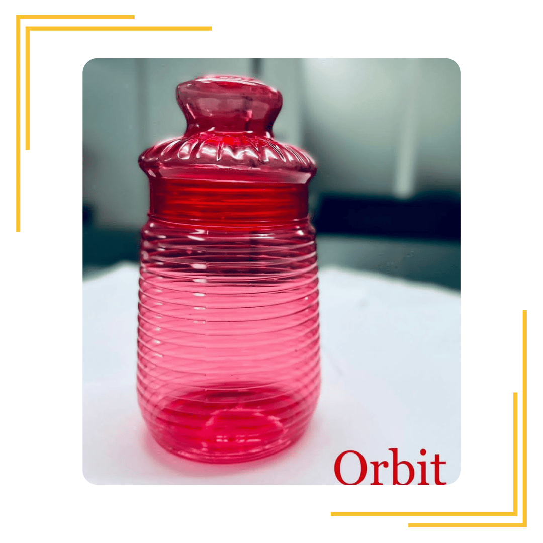 Transparent Orbit Handi Jar