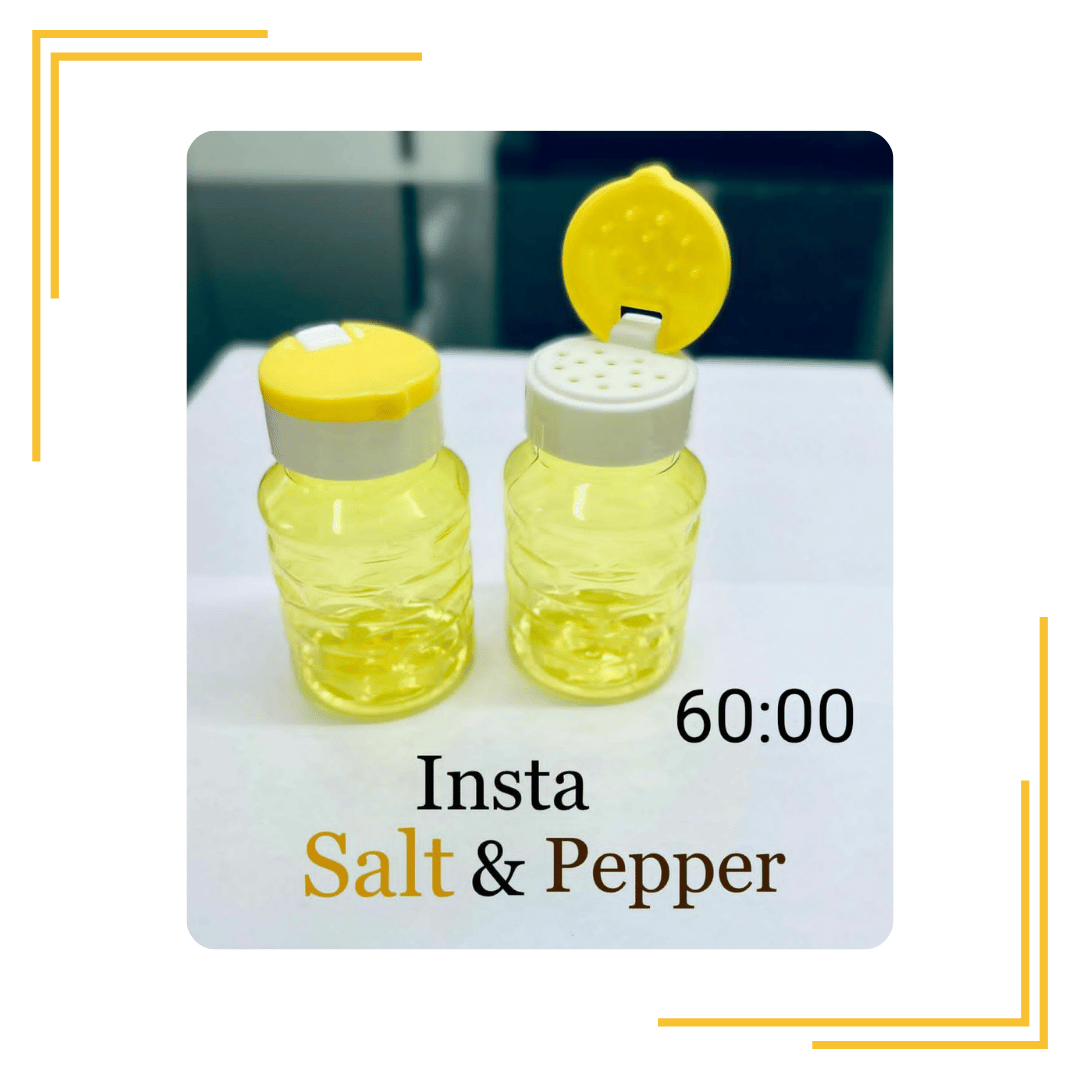 Salt & Pepper Set Plastic 