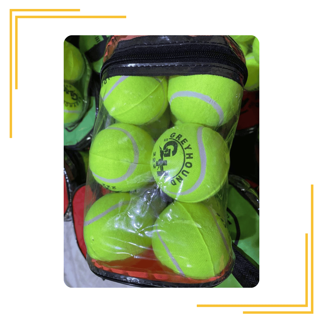 Green Cricket Tennis Ball For Tennis , 6 Balls Pack