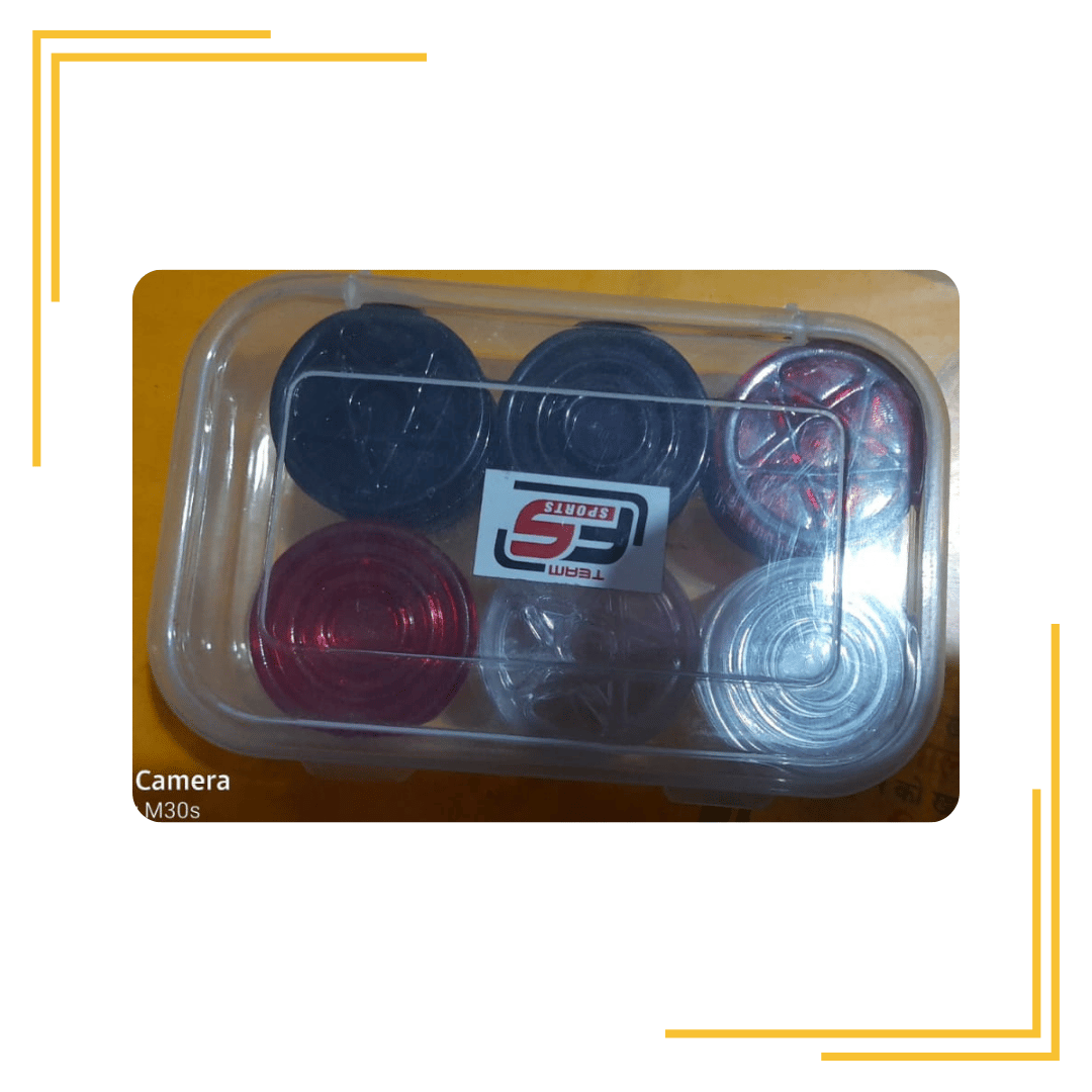 Premium Quality Crystal Fiber carrom coins set