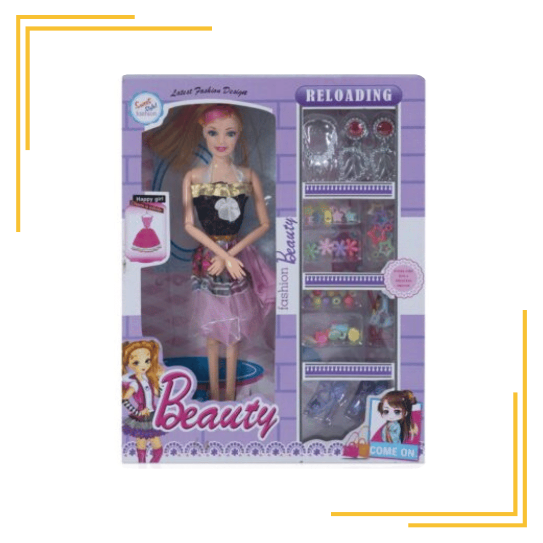 Doll with Makeup & Dress Accessories