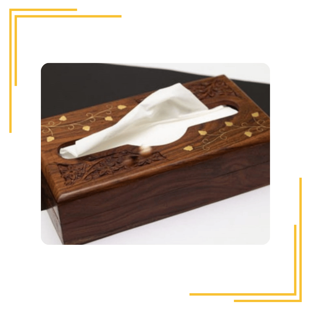 Handmade Wooden Tissue Box