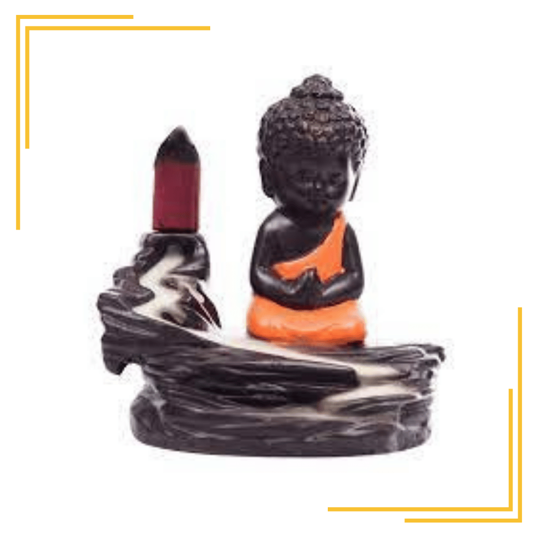 Buddha Idol Statue for Home Decor, Decoration Gift, Gifting Items Multicolor | Living Room