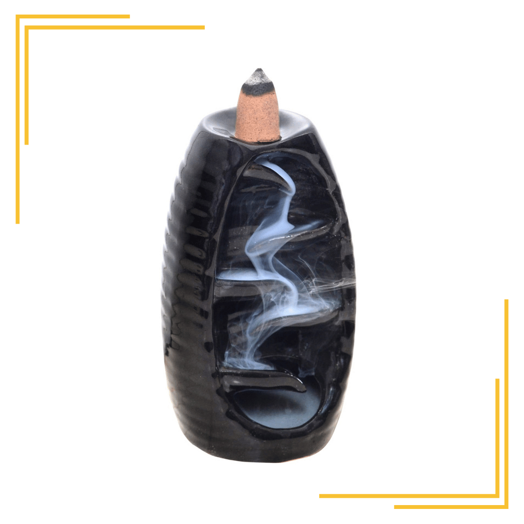 Backflow Smoke Fog Waterfall Art Decor GA 699 Ceramic Incense Holder