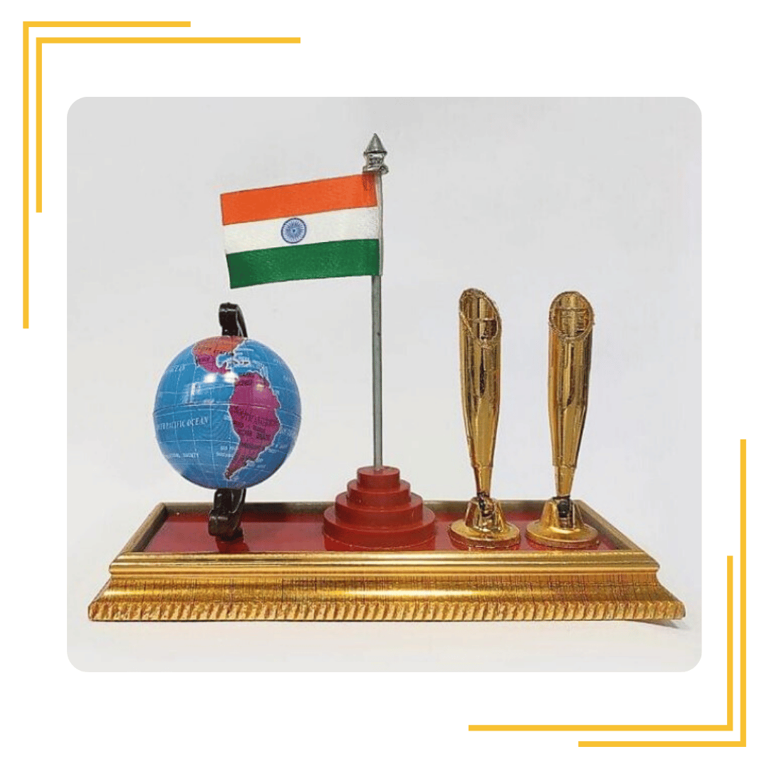  100% 10 C5  indian flag with globe and pen stand for ofice desk Rectangle Table Miniature Flag  (Plastic, Metal)      	 indian flag with globe and pen stand for ofice desk Rectangle Table Miniature Flag  (Plastic, Metal) Turn on screen reader support To enable screen reader support, press Ctrl+Alt+Z To learn about keyboard shortcuts, press Ctrl+slashAnonymous Pumpkin has joined the document.