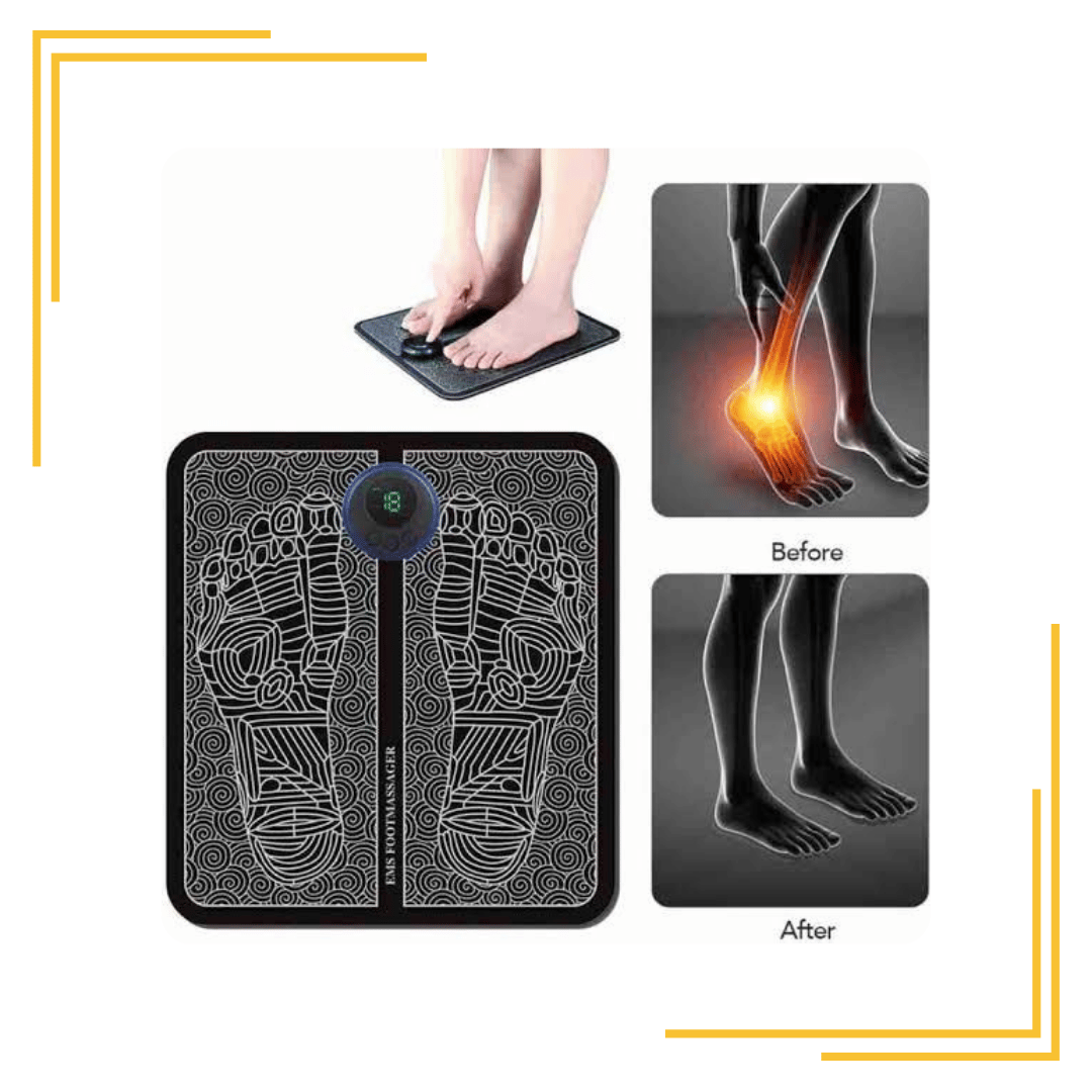 Electric Foot Massager Foot Stimulator Massager USB Foot Circulation Mat Body Massager Machine for Home with 8 Mod