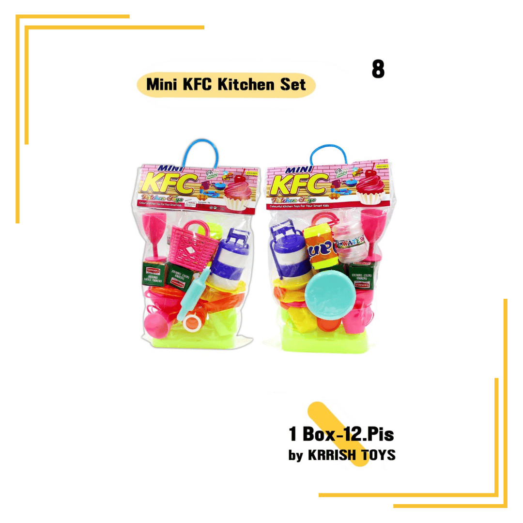 KFC mini Kitchen Play Set Quality Plastic Toys